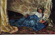 unknow artist, Arab or Arabic people and life. Orientalism oil paintings  428
